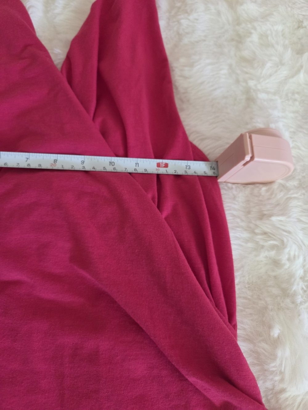 VENUS Magenta Sleeveless Surplice Camisole - Picture 5 of 7